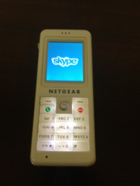 Used Netgear SPH101 Skype Wi-Fi Phone, No Scratch, 2 DAY GET - Click Image to Close