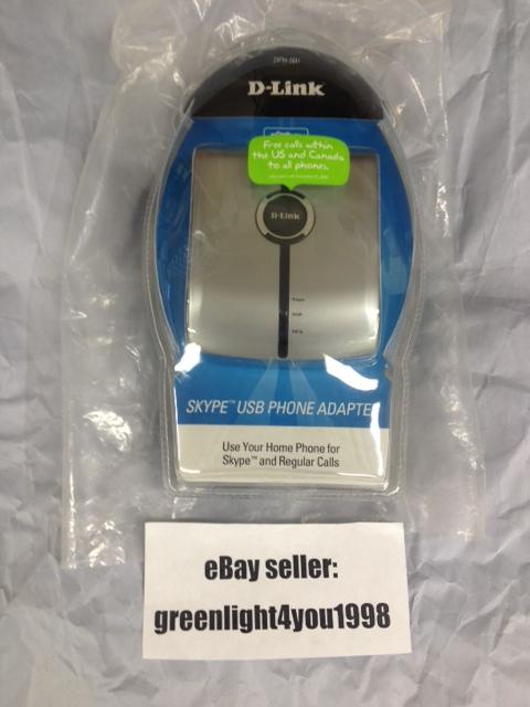 D-Link DPH-50U Skype USB Phone Adapter, 2 DAY GET No Sales Tax