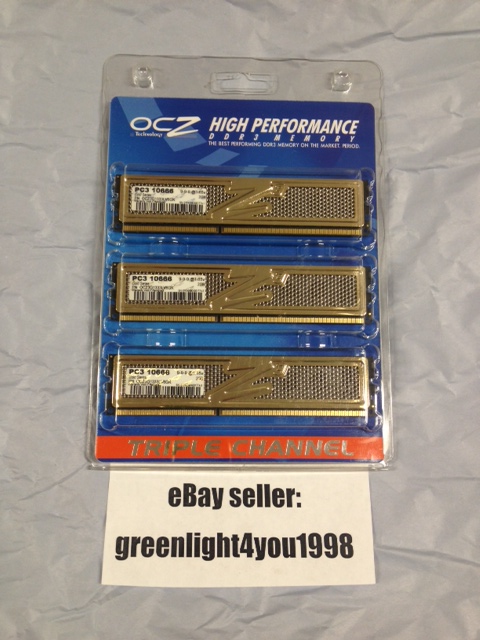 OCZ OCZ3G1333LV6GK DDR3 6GB Gold XTC Triple Channel Kits No Sales Tax - Click Image to Close