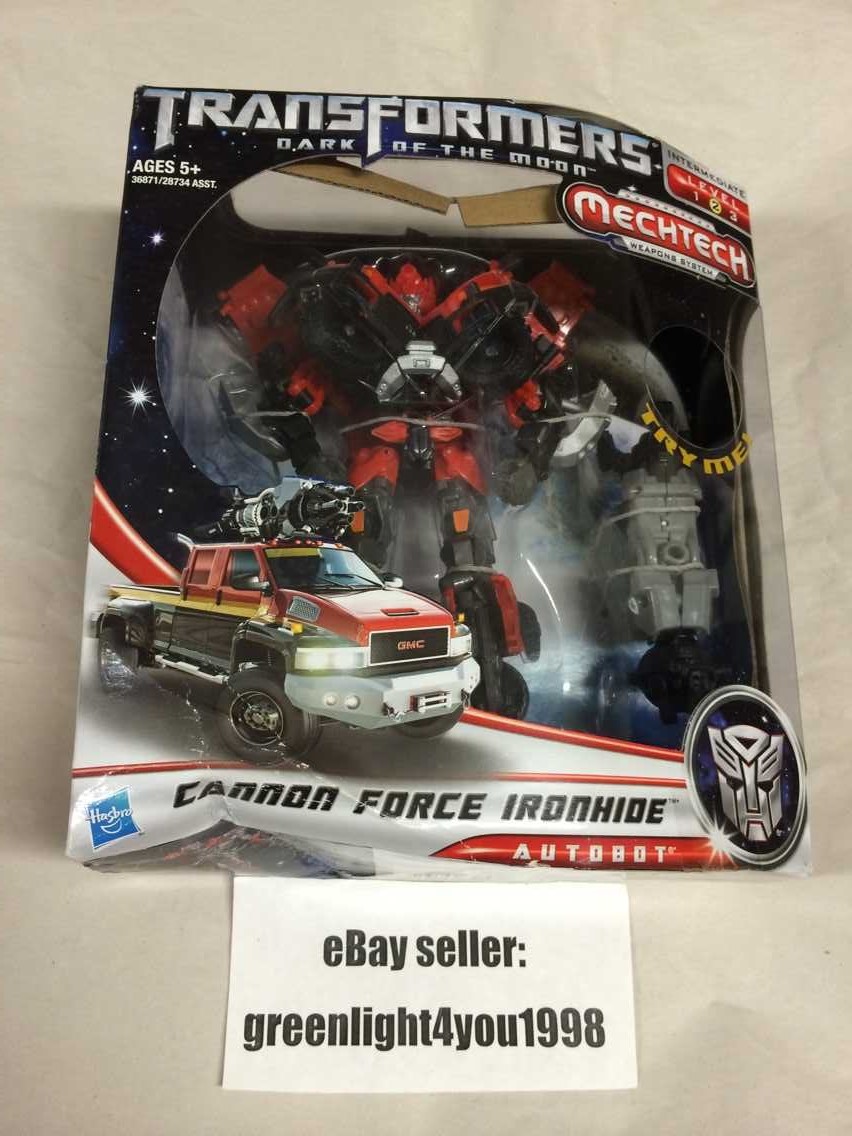 Transformers DOTM Mechtech Voyager Cannon Force Ironhide Action Figure - Click Image to Close