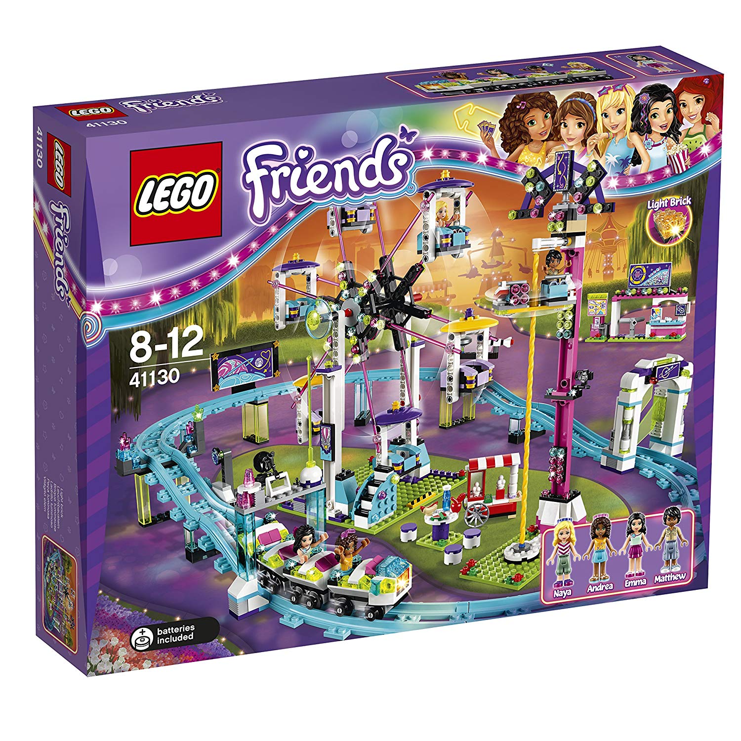 New Lego 41130 Lego Friends Amusement Park Roller Coaster Building Toys - Click Image to Close