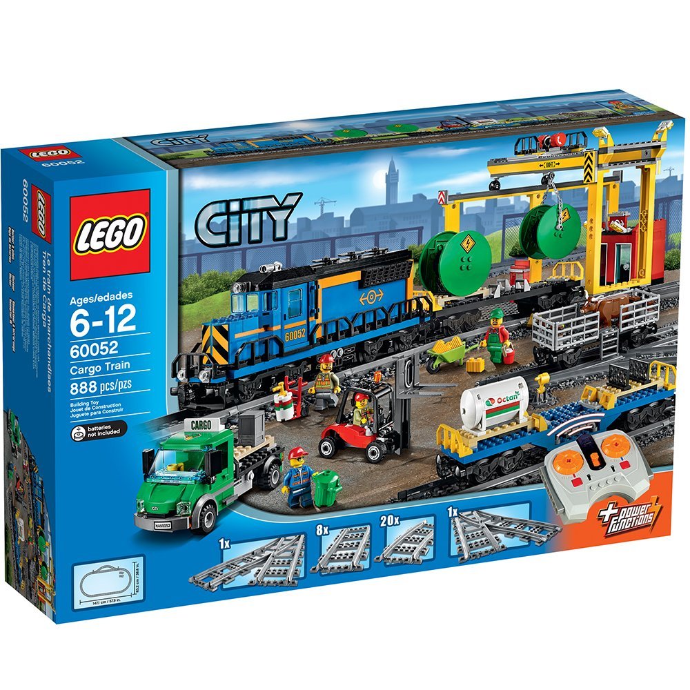 LEGO City Cargo Train 60052 Train Toy 888 Pcs For Ages 6 to 12 Building Toy - Click Image to Close