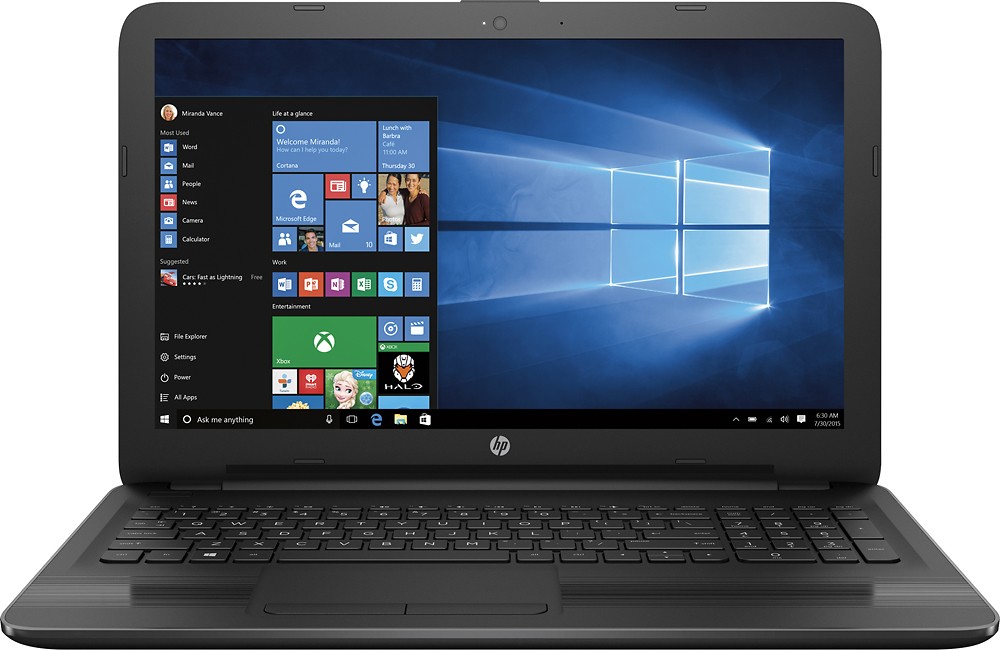 HP 15-BA009DX Laptop 15.6" Display AMD A6-7310 4GB Memory 500GB