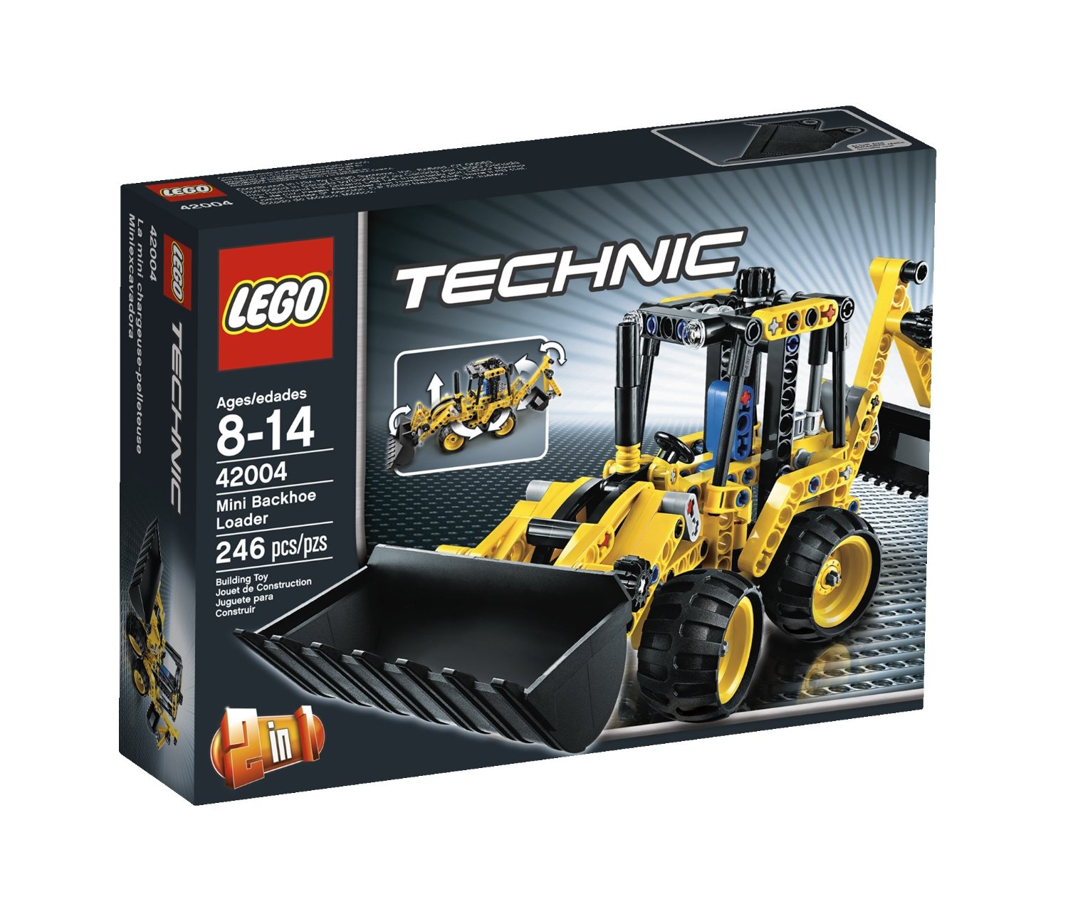 LEGO Technic 42004 Mini Backhoe Loader, 6024757 No Sales Tax