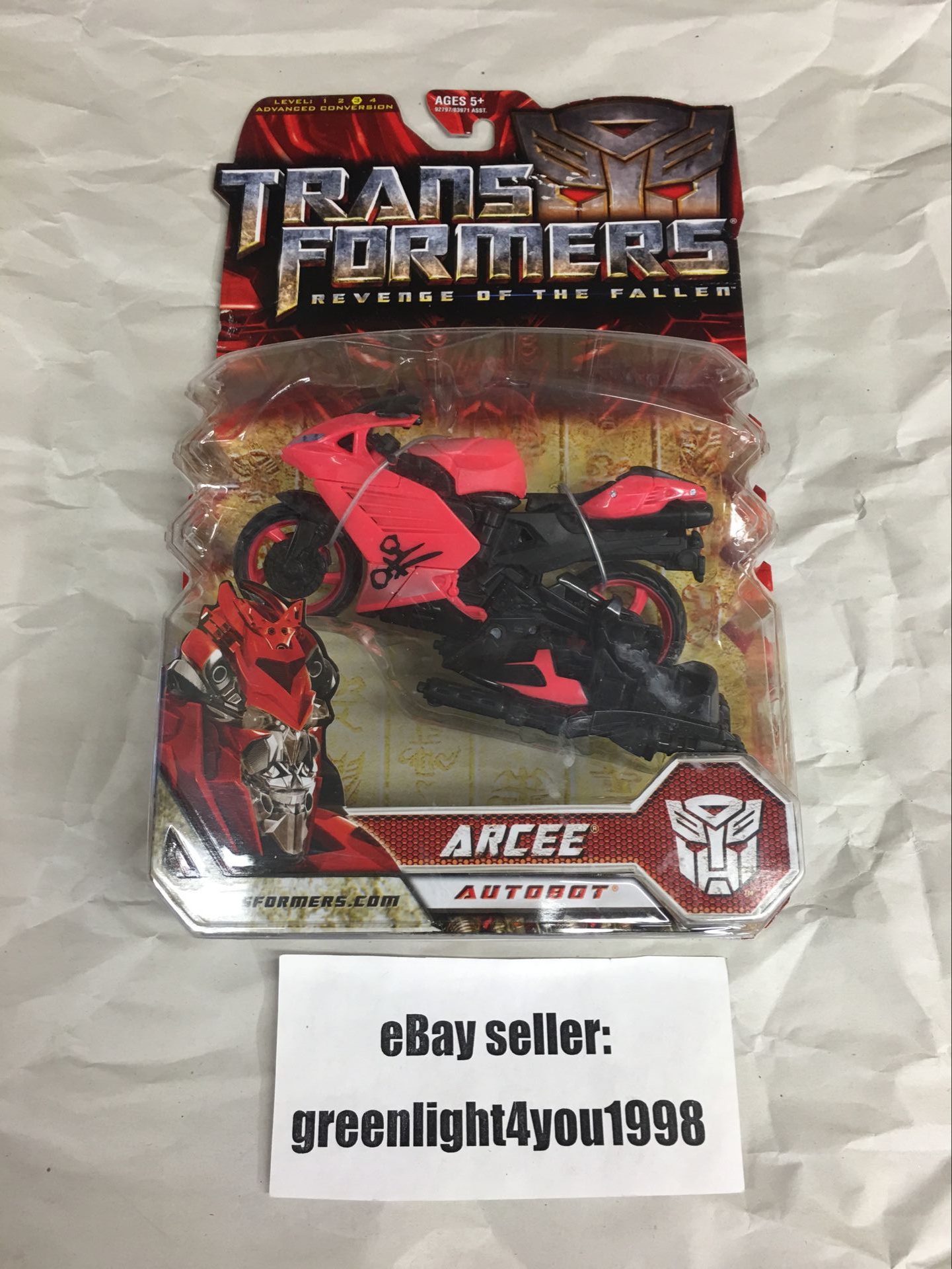 New Hasbro Transformers ROTF Deluxe Arcee Revenge of the Fallen - Click Image to Close