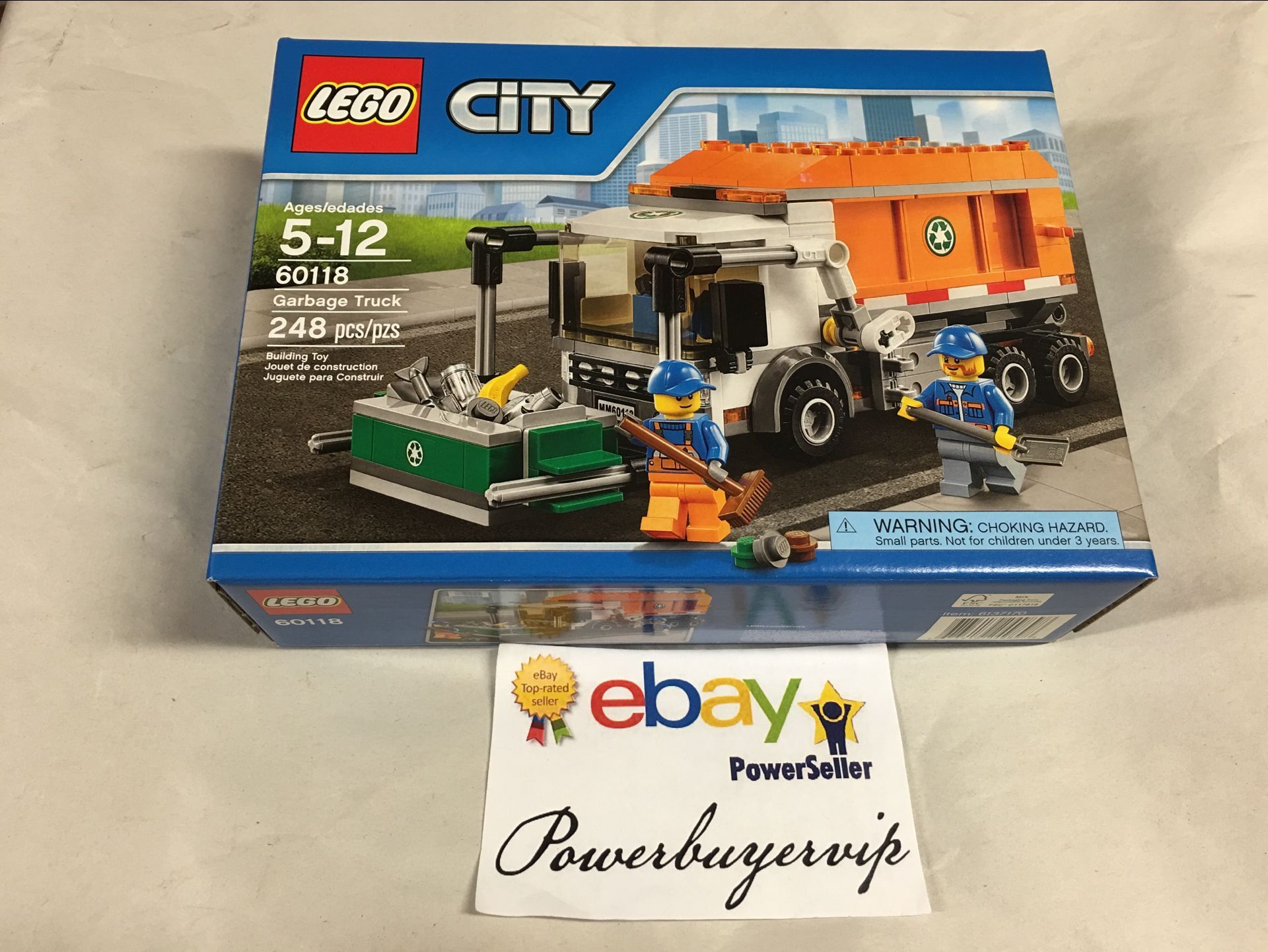 LEGO CITY LEGO 60118 Garbage Truck 5-12 Years Children Building Toys - Click Image to Close