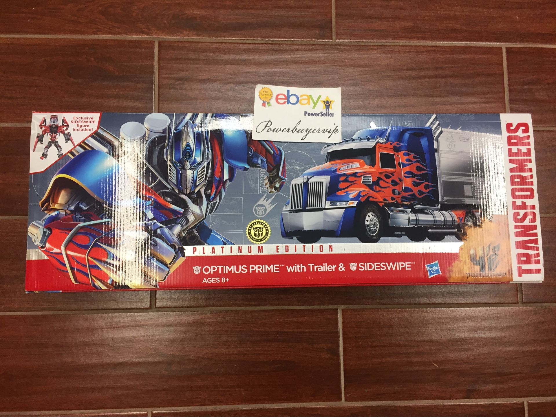 Transformers Platinum OPTIMUS PRIME /w TRAILER & SIDESWIPE Figure