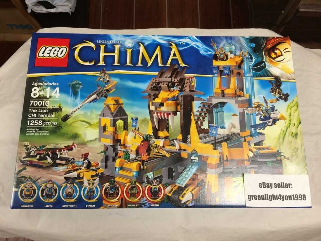 LEGO 70010 Legends of Chima Lion CHI Temple Building Play Set Toy