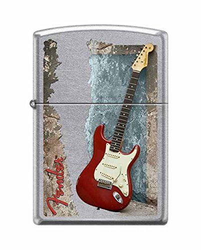 Zippo Lighter: Fender Guitar - Street Chrome No Sales Tax - Click Image to Close