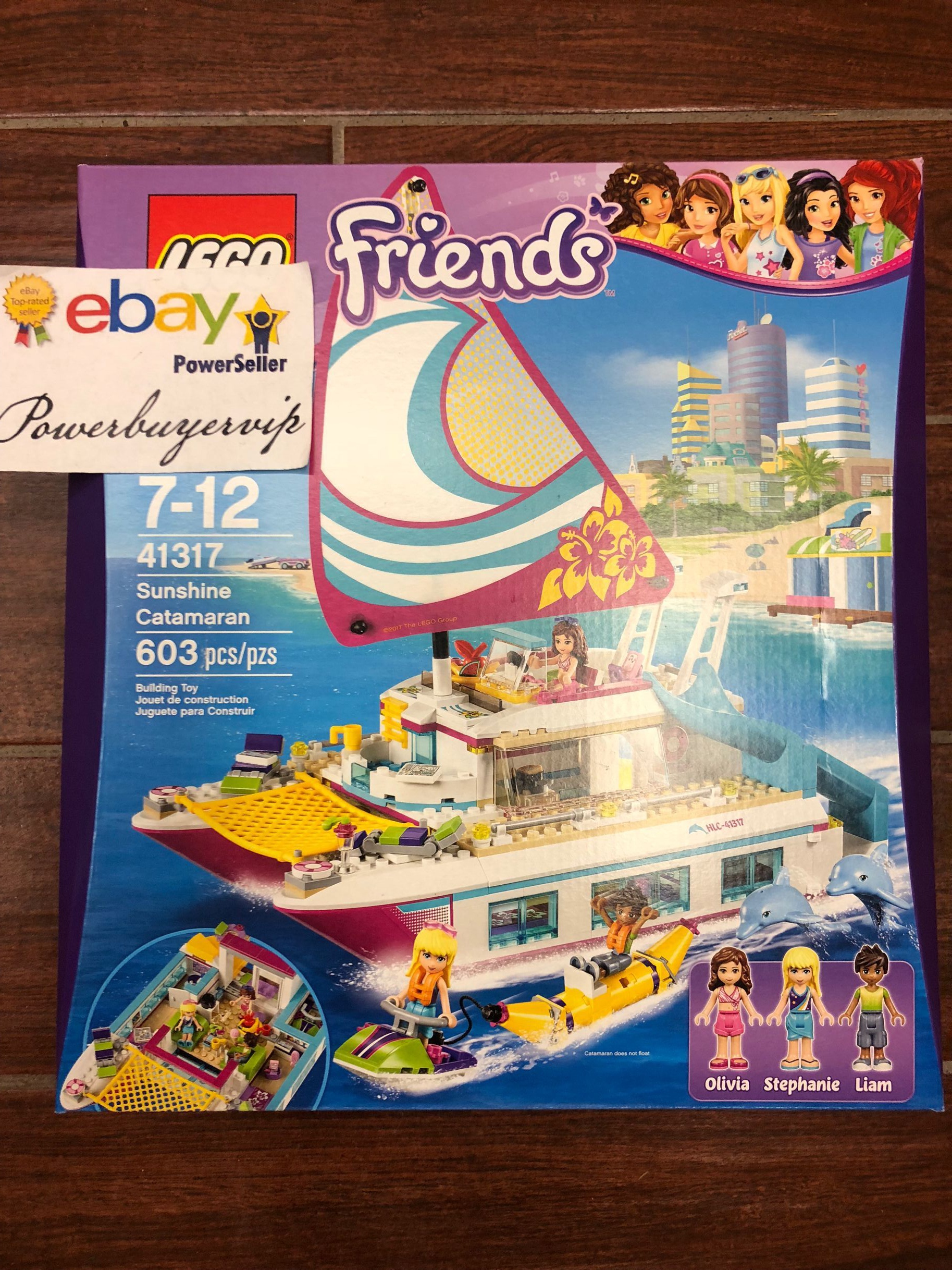 NEW🔥 Lego Friends LEGO 41317 Sunshine Catamaran Building Kit Girl Toy 2 Day Get