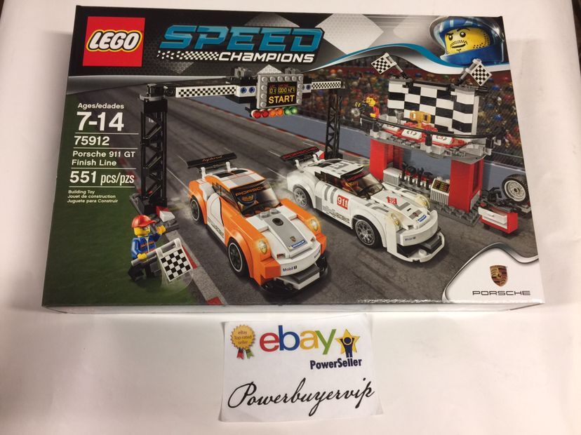 Lego 75912 Speed Champions Porsche 911GT Finish Line Building Toys - Click Image to Close