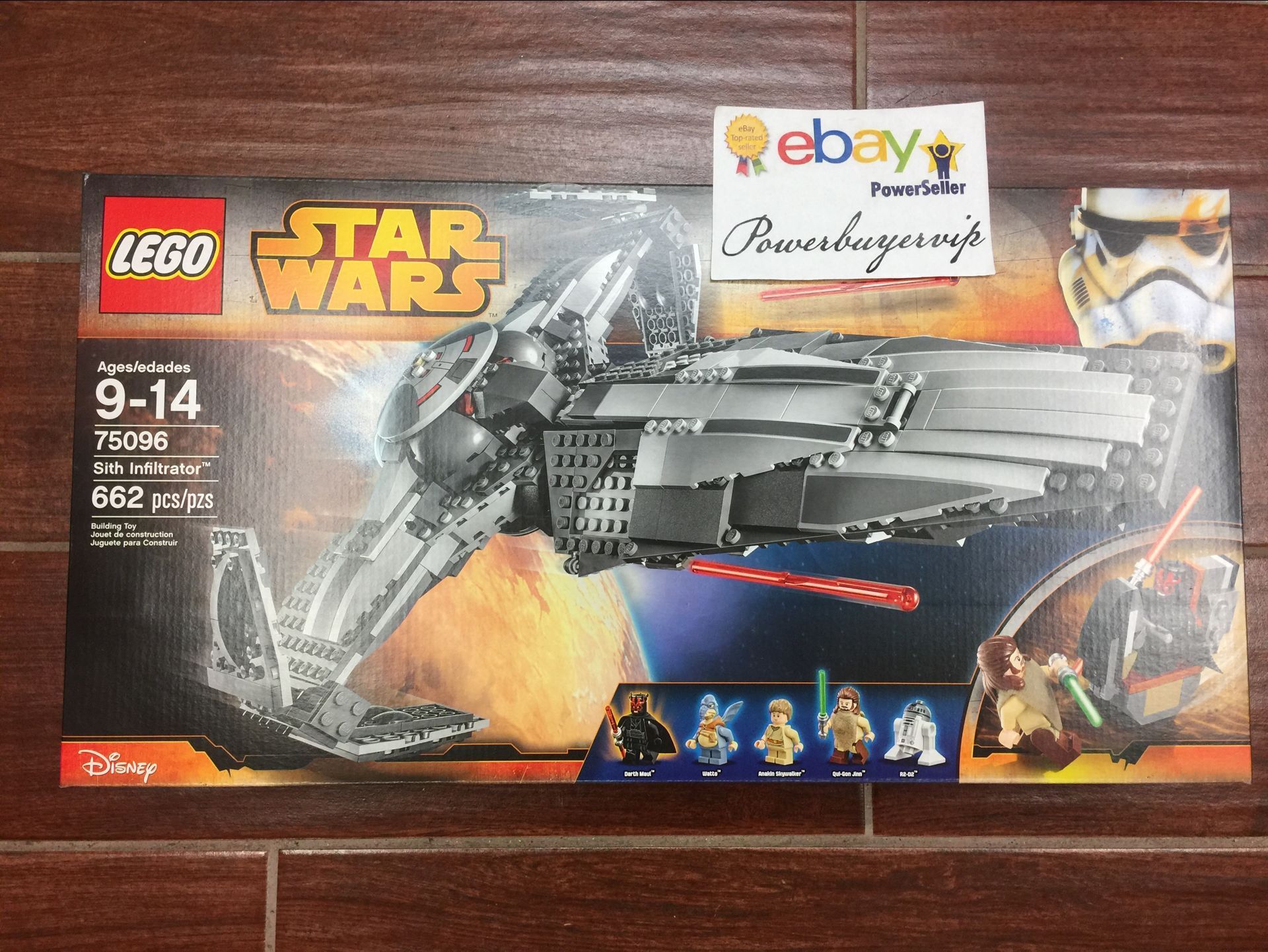 LEGO 75096 LEGO Star Wars Sith Infiltrator Set with 5 Minifigure - Click Image to Close